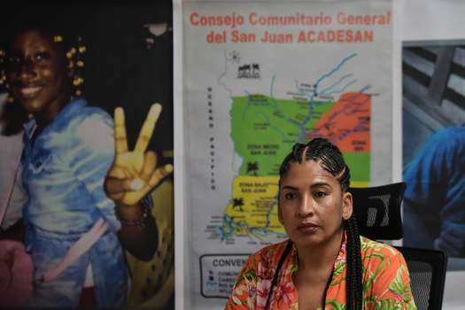Elizabeth Moreno Barco, más conocida como Chava, es una importante líder social del Chocó.