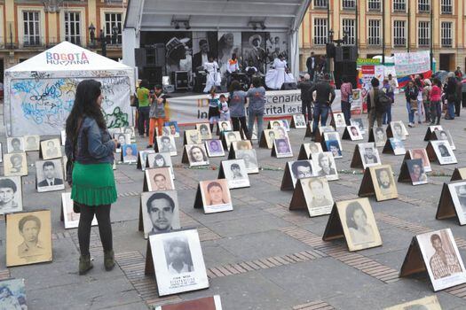 Las mujeres buscadoras de desaparecidos participan en manifestaciones sociales y homenajes por las víctimas. / Fundación Nydia Erika Bautista