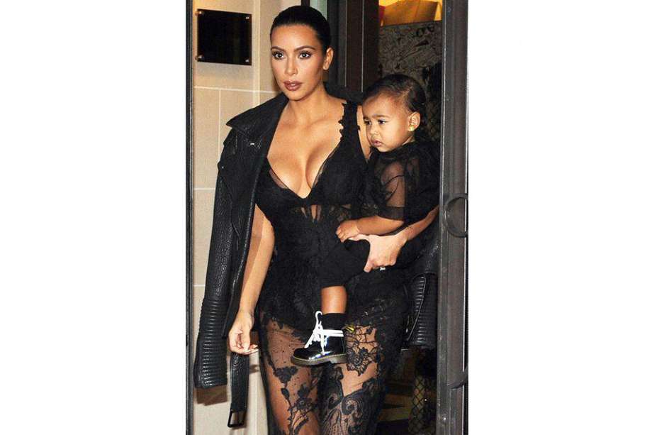 Kim Kardashian y su hija North. / Bang Showbiz