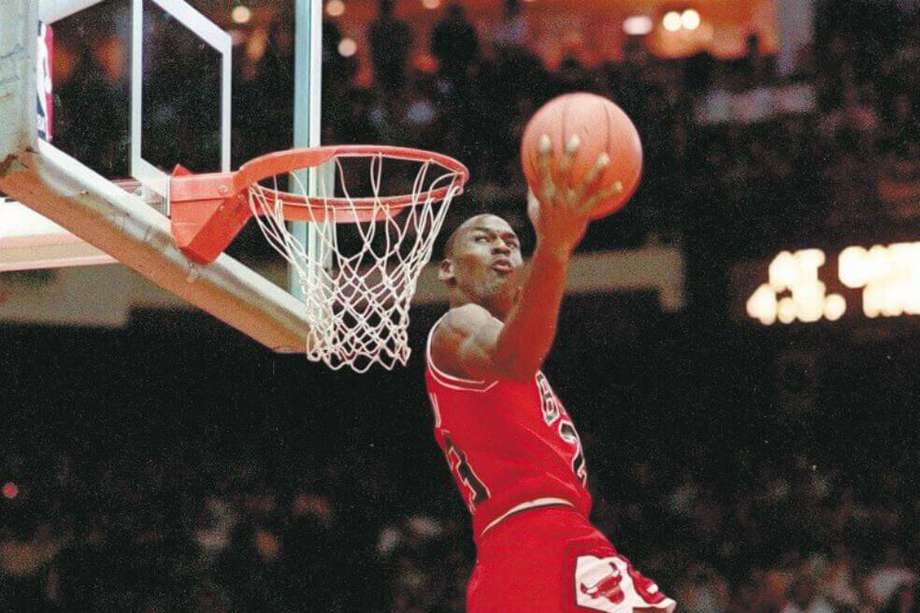 Michael Jordan, considerado el mejor basquetbolista de la historia. 