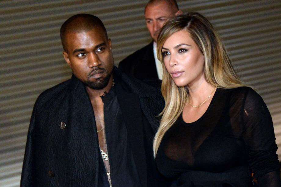 Kanye West y Kim Kardashian en Francia, en septiembre de 2013. / AFP