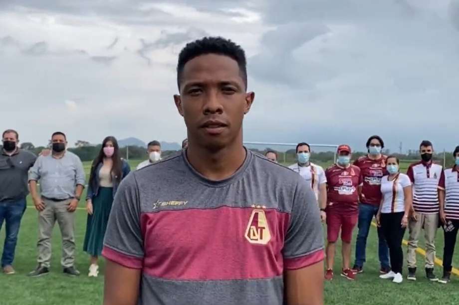 Andrés Felipe Ibargüen ya entrena con Deportes Tolima.