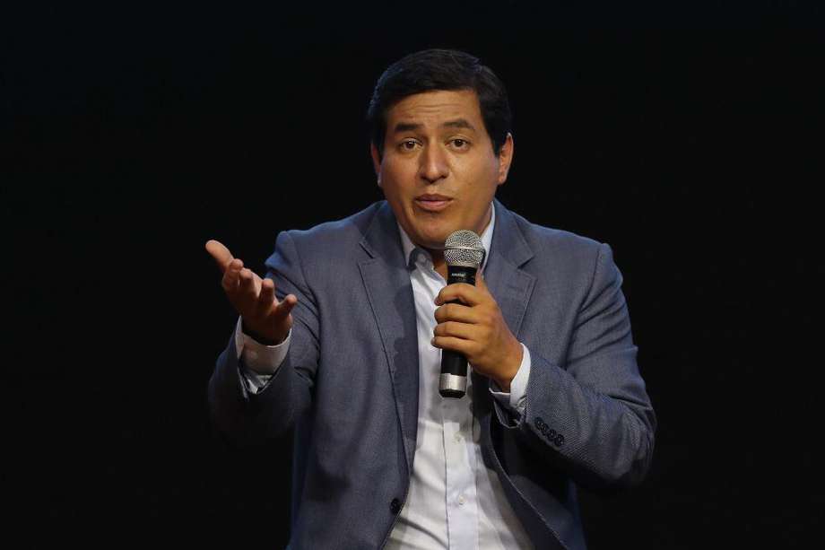 Andrés Arauz, candidato presidencial en Ecuador por la coalición Unión por la Esperanza. 