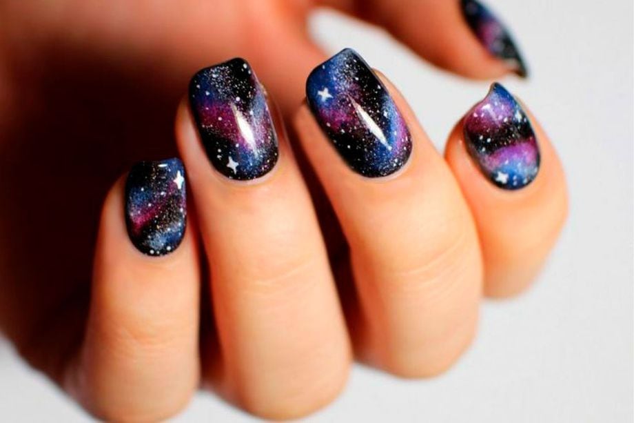9. How to Create a Galaxy Nail Art Design with a Sponge - wide 7