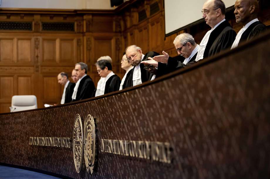 Imagen de archivo de los jueces de la Corte Internacional de Justicia.