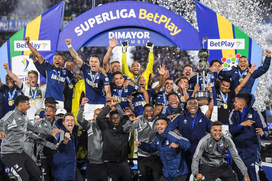 Millonarios se consagró campeón de la Superliga 2024 en el estadio El Campín.
