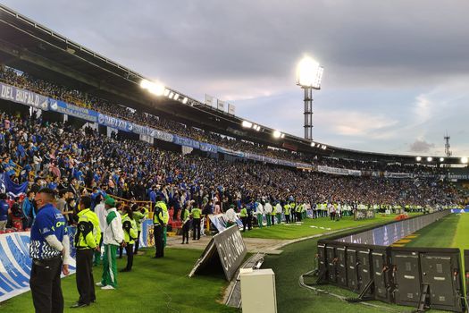 Según el club capitalino, el domingo ingresaron 14.574 personas al estadio El Campín.