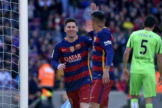 Lionel Messi brilló en la goleada del Barcelona contra el Getafe. Foto: AFP