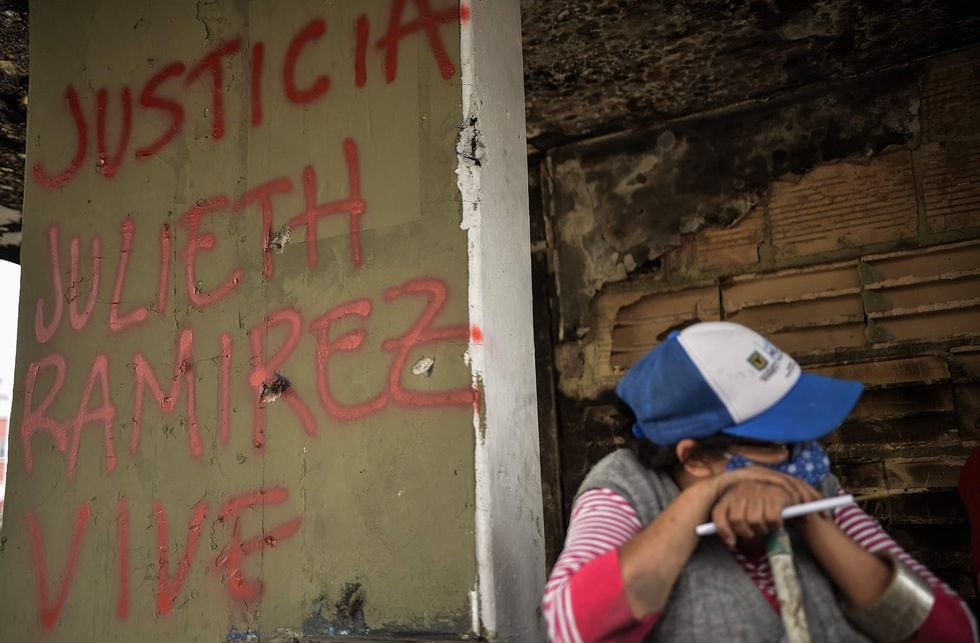 Policía borró mural en memoria de Julieth Ramírez | EL ESPECTADOR