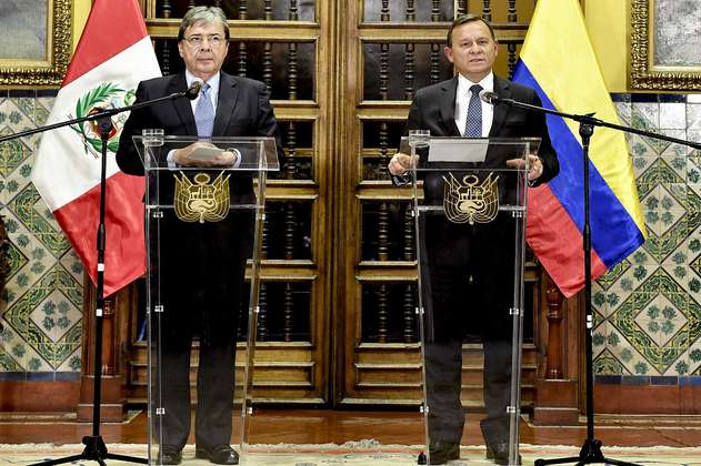 Lo que acordaron los cancilleres de Colombia y Perú tras su reunión en Lima