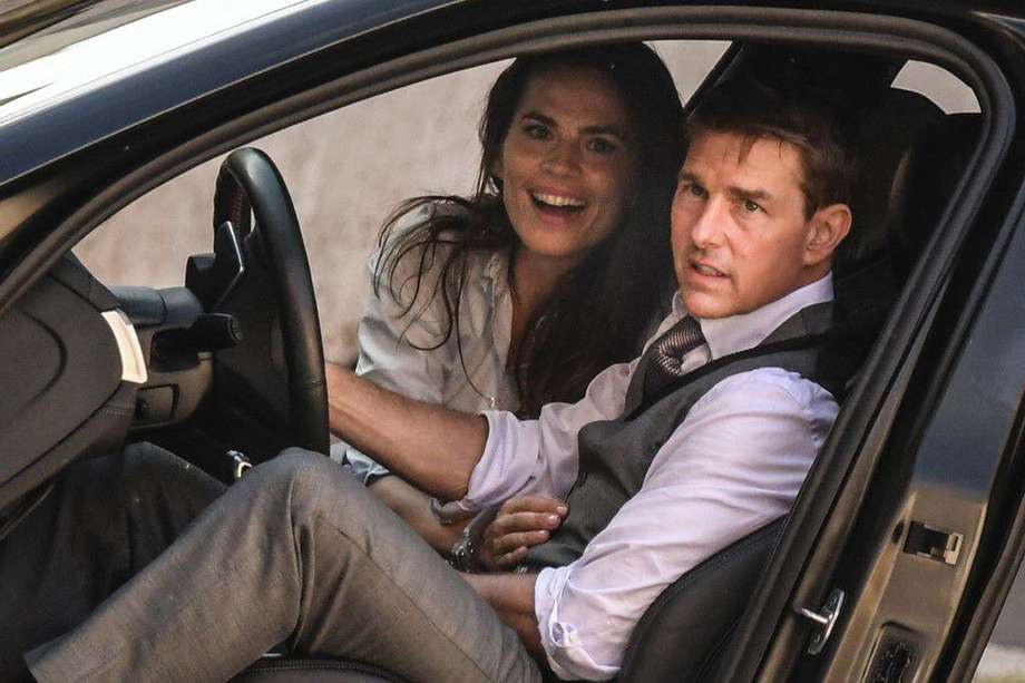 La semana pasada, Tom Cruise grabó en Roma, Italia, escenas en compañía de la actriz Hayley Atwell.