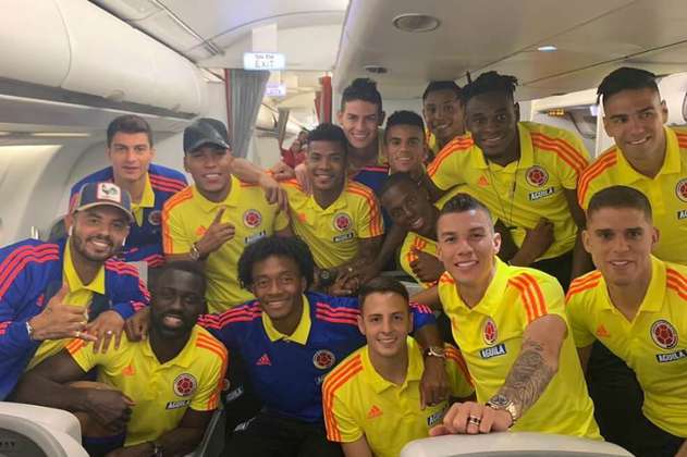 Colombia ya está en Brasil y en la tarde hará su primer entrenamiento
