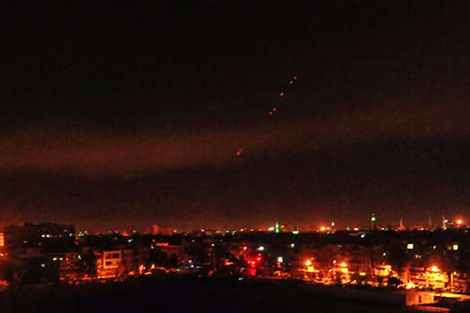 Los misiles impactaron puntos cercanos a Damasco. / AFP