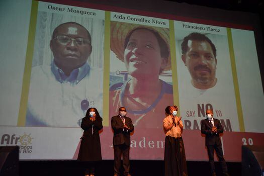 Los afrocolombianos reconocidos en la categoría Academia. 