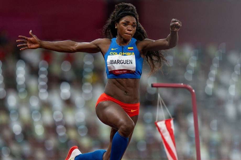 Con un oro y una plata logrados en Londres 2012 y Rio 2016, Caterine Ibargüen disputó sus últimos Juegos Olímpicos.