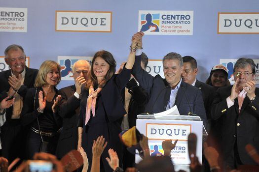Iván Duque, candidato de la coalición Uribe-Pastrana, sacó más de 4 millones de votos en la consulta interpartidista del 11 de marzo.  / Archivo