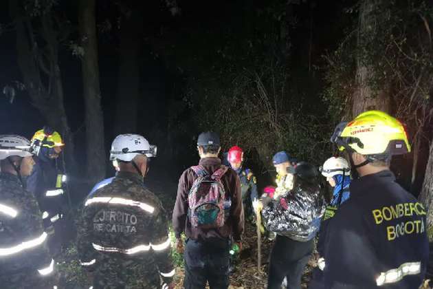 Rescatan a tres personas tras extraviarse en Monserrate: intentaron tomar una ruta alterna