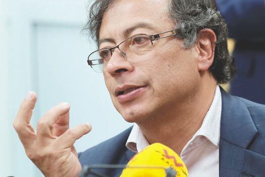 El senador Gustavo Petro, líder de Colombia Humana. 
