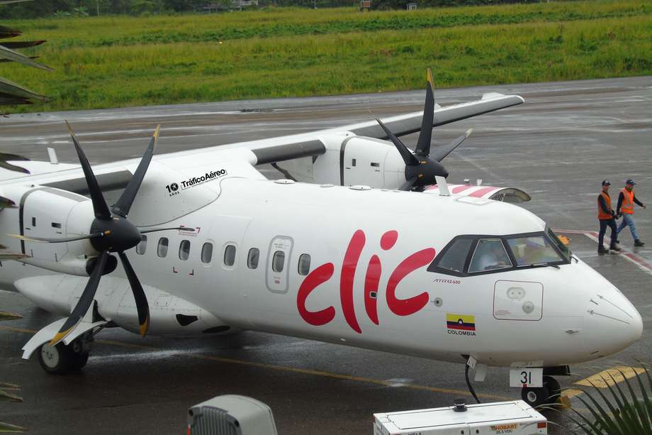 Clic vuela a más de 35 destinos en Colombia y cuenta con 55 rutas. / Cortesía Clic / José Figueredo Tráfico Aéreo