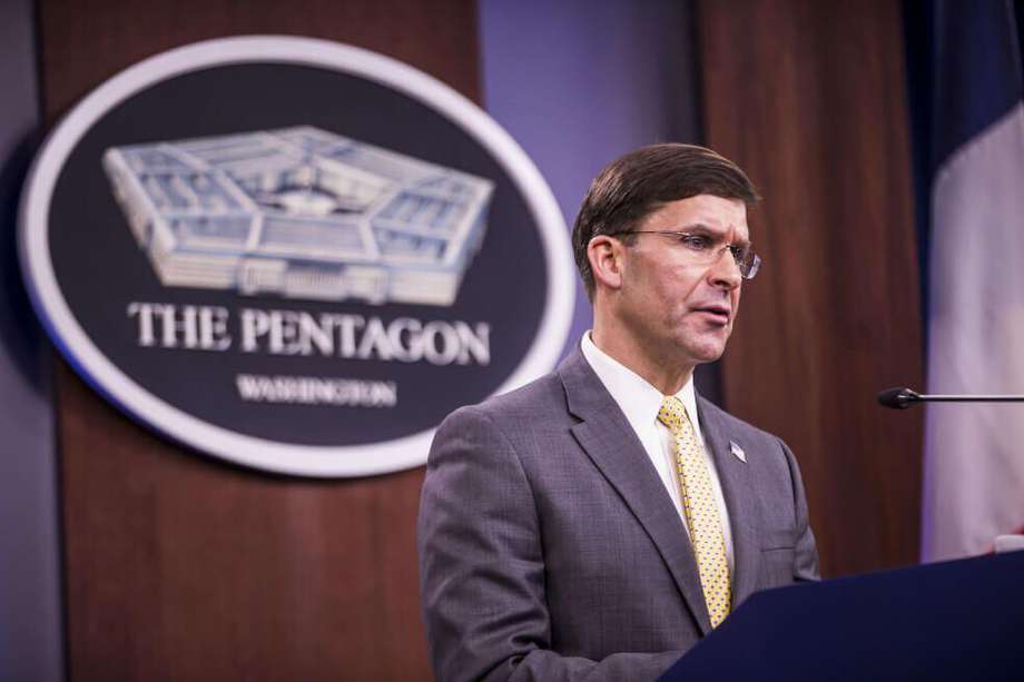 Mark Esper, jefe del Pentágono de EE. UU. fue despedido por Donald Trump. / AFP 