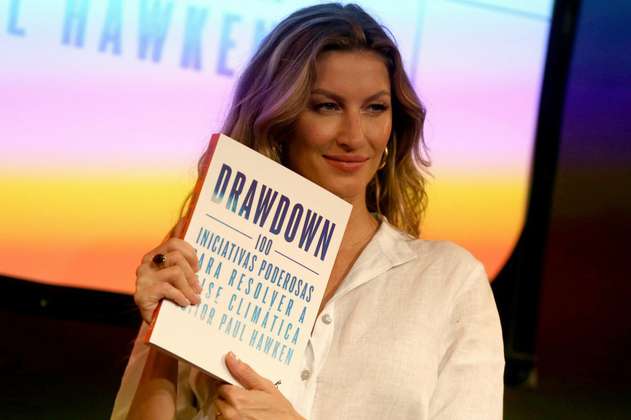 La modelo Gisele Bündchen presenta un libro con iniciativas para solucionar la crisis climática