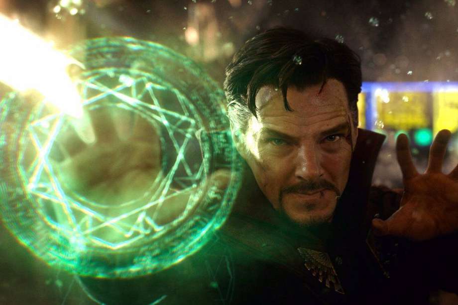 Benedict Cumberbatch en su interpretación del Doctor Strange en el Universo Cinematográfico Marvel.