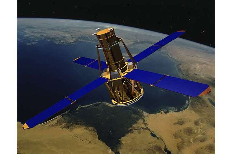 Ilustración del satélite RHESSI.