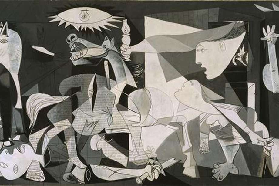 El mural «Guernica» fue adquirido a Picasso por el Estado español en 1937. Debido al estallido de la Segunda Guerra Mundial, el artista decidió que la pintura quedara bajo la custodia del Museum of Modern Art de Nueva York hasta que finalizara el conflicto bélico.