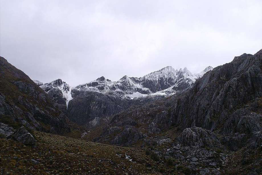 Imagen de la Sierra Nevada de Mérida donde había un glaciar.