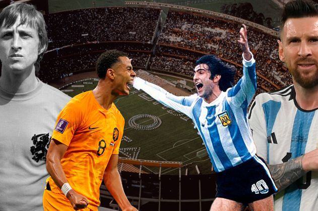 Argentina vs. Países Bajos, la historia de un duelo con pronóstico reservado