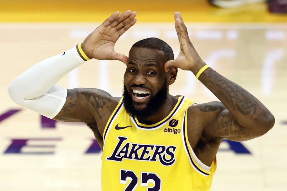 LeBron James, figura de Los Ángeles Lakers. 