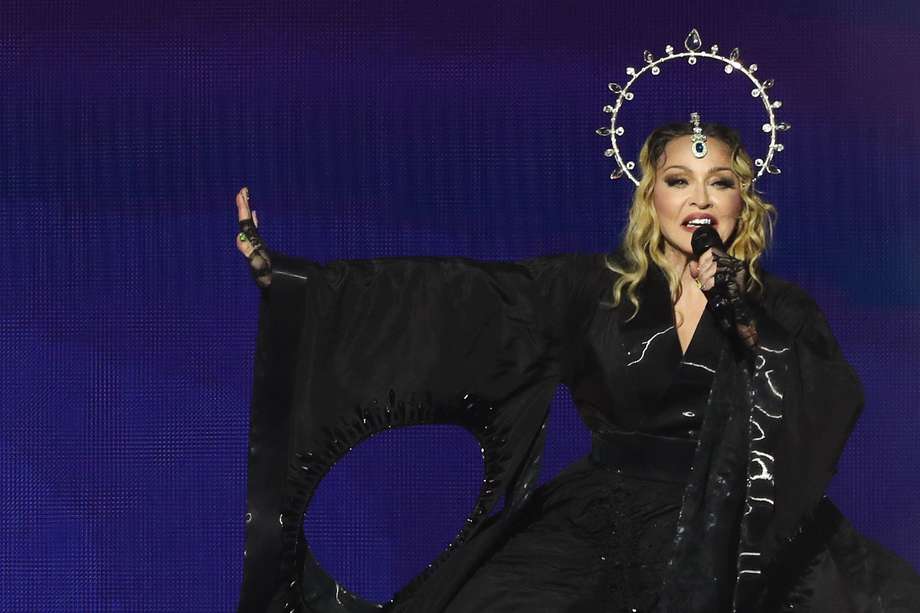 La cantante Madonna se presentó en un concierto gratuito único de su gira The Celebration Tour en Suramérica.
