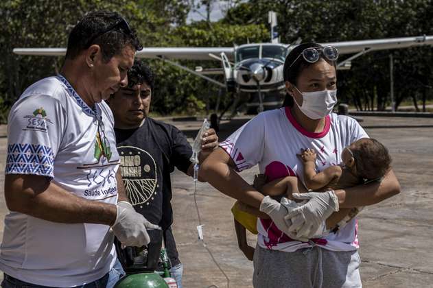 Hospitalizan niños yanomami en Brasil en medio de la emergencia por desnutrición