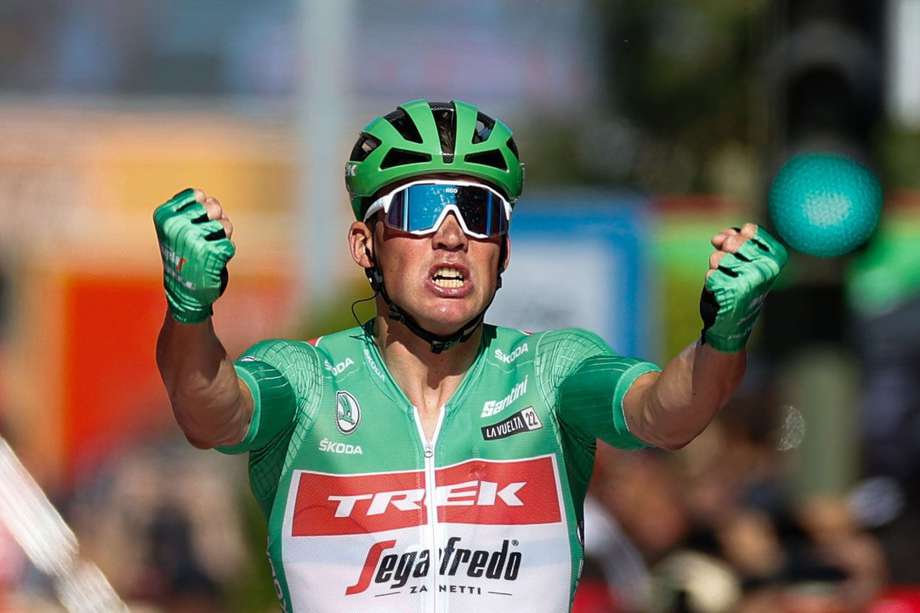 El danés Mads Pedersen (Trek Segafredo) se proclama vencedor de la 19ª etapa de la Vuelta a España, disputada en la localidad toledana de Talavera de la Reina este viernes. 