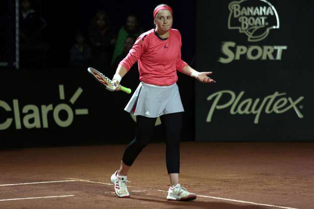 Sorpresa en el Claro Open, eliminada Jelena Ostapenko