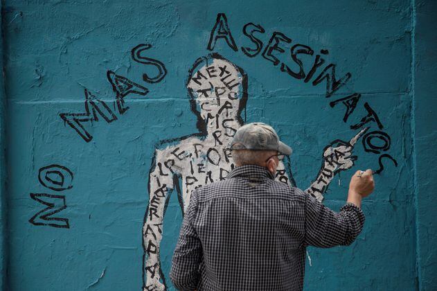 Con un mural los mexicanos piden que cesen los asesinatos a periodistas