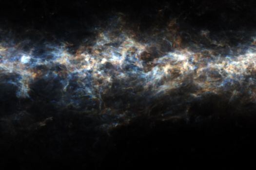 "Imagen" del hidrógeno atómico en la Galaxia exterior.