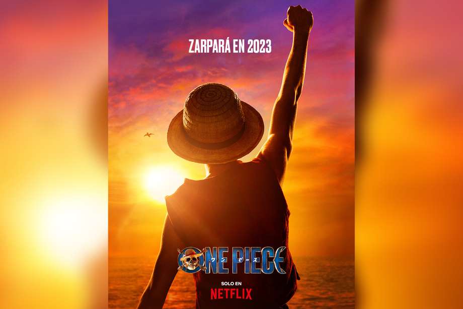 Este es uno de los afiches oficiales para "One Piece" de Netflix, por estrenarse en 2023.