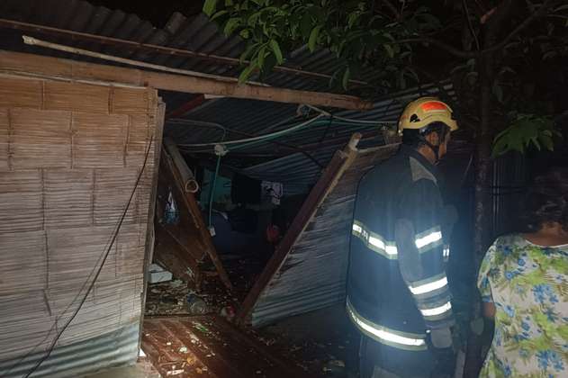 Vendaval en Anapoima: la emergencia dejó techos y árboles caídos