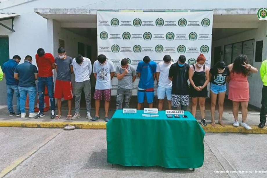Según la Fiscalía, las dos organizaciones distribuían estupefacientes en zonas turísticas de los departamentos de Cundinamarca y Tolima.