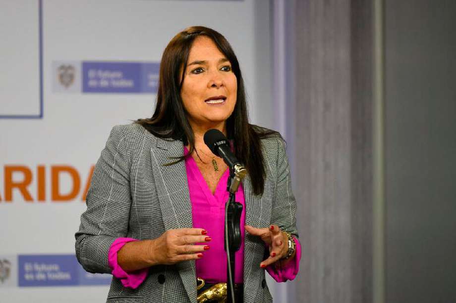 Susana Correa, directora del DPS, sostuvo que los subsidios están beneficiando al 73% de los colombianos más pobres y vulnerables./ DPS