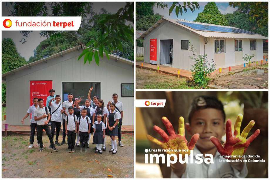 La Fundación Terpel inauguró un aula interactiva en la Institución Educativa Residencia El Sejal, en Vichada.