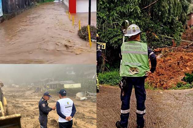 Fuertes lluvias en Antioquia han causado emergencias en 47 municipios