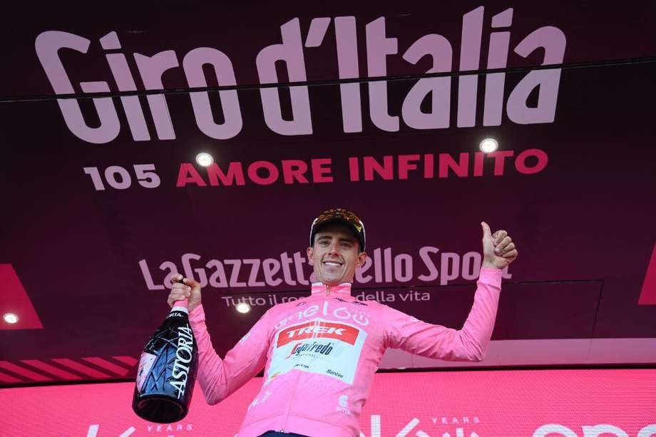 Juan Pedro López es el nuevo líder del Giro de Italia, tras la disputa de la cuarta etapa // Twitter Giro de Italia