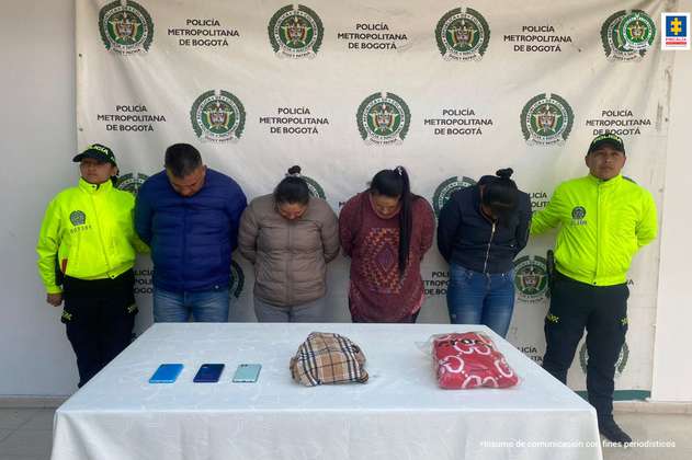 Golpe al crimen de Bogotá: capturan dos presuntas bandas delincuenciales
