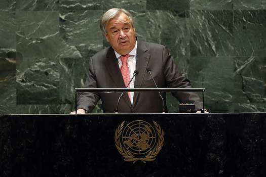 El secretario general de Naciones Unidas, Antonio Guterres. / AP