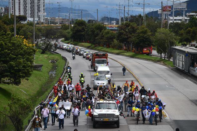 En vivo “21S”: Paro nacional en Bogotá deja cinco personas detenidas y un TM vandalizado, según Policía 