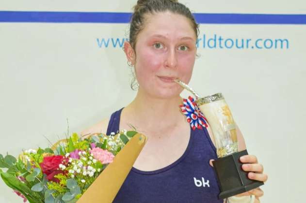 La squashista Laura Tovar se consagró campeona del Latina Tour Asunción Open