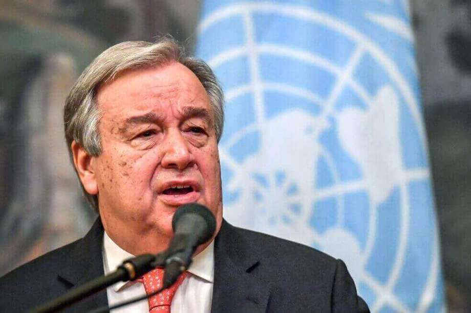 Antonio Guterres, secretario general de la ONU. EFE