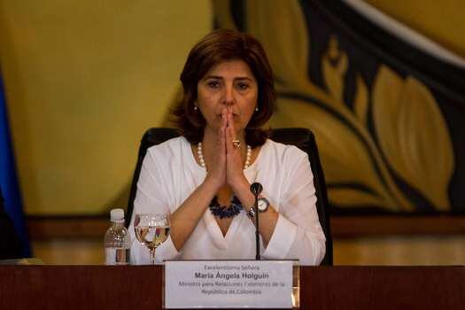 María Ángela Holguín ocupa el cargo de canciller desde agosto de 2010. / EFE